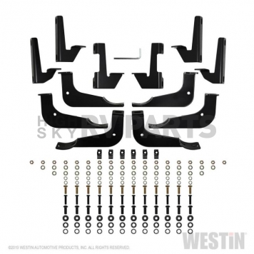 Westin Automotive Nerf Bar 4 Inch Steel Black Textured Powder Coated - 21-24165-2