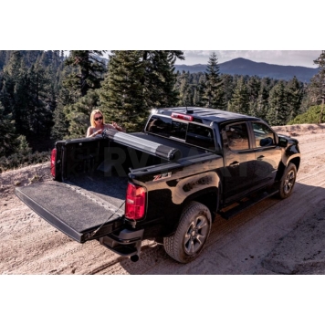 BAK Industries Tonneau Cover Hard Roll-Up Black Matte Aluminum/ Vinyl - 79701-4