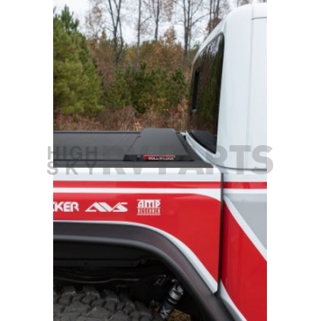 Roll-N-Lock Tonneau Cover Soft Manual Retractable Black Matte Vinyl - LG496M-2