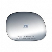 K-Source Exterior Mirror Glass Oval Power/ Manual Single - 90034