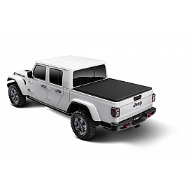 Rugged Ridge Tonneau Cover Soft Folding Black Matte Vinyl - 13550.21
