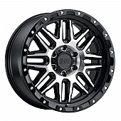 Black Rhino Wheel Alamo - 17 x 9 Black With Natural Face And Stainless Bolts - 1790ALA126135B87