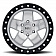 Black Rhino Wheel Crawler - 17 x 8.5 Silver With Natural Face And Black Lip - 1785CRL006135S87