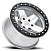 Black Rhino Wheel Crawler - 17 x 8.5 Silver With Natural Face And Black Lip - 1785CRL006135S87
