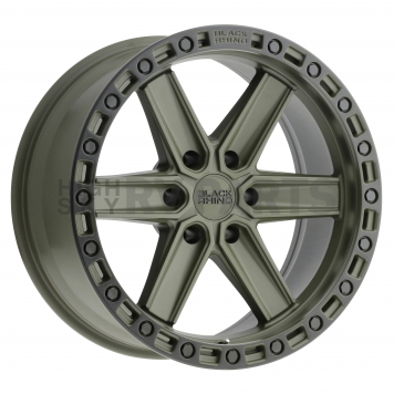 Black Rhino Wheel Henderson - 17 x 9 Olive Green With Black Lip And Bolts - 1790HDS006135N87