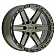 Black Rhino Wheel Henderson - 17 x 9 Olive Green With Black Lip And Bolts - 1790HDS006135N87