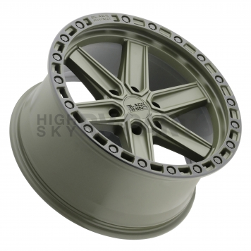 Black Rhino Wheel Henderson - 17 x 9 Olive Green With Black Lip And Bolts - 1790HDS006135N87-2
