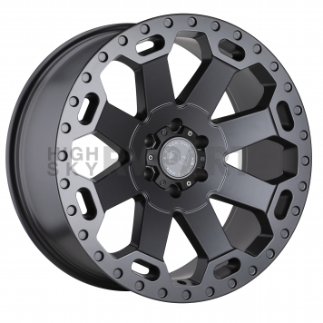 Black Rhino Wheel Warlord - 17 x 9 Gun Metal - 1790WAR126135G87