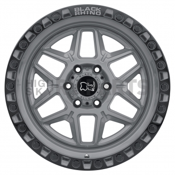 Black Rhino Wheel Kelso - 17 x 9 Gray With Black Lip And Bolts - 1790KLS005127G71-1