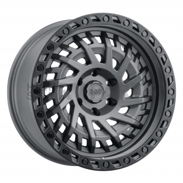 Black Rhino Wheel Shredder - 17 x 9 Gun Metal With Black Lip - 1790SHD005127G71