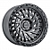 Black Rhino Wheel Shredder - 17 x 9 Gun Metal With Black Lip - 1790SHD005127G71