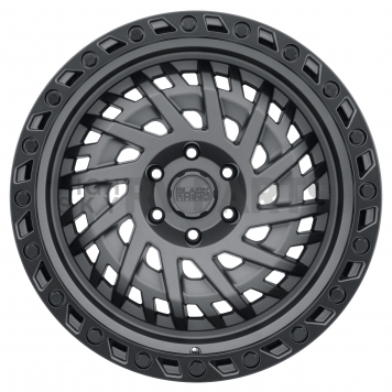 Black Rhino Wheel Shredder - 17 x 9 Gun Metal With Black Lip - 1790SHD005127G71-1