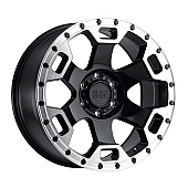 Black Rhino Wheel Gauntlet - 17 x 8.5 Black With Natural Lip - 1785GLT-85127B71