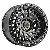 Black Rhino Wheel Shredder - 17 x 9 Natural Dark Tinted Face - 1790SHD005127M71