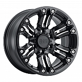 Black Rhino Wheel Asagai - 17 x 8.5 Black With Natural Spoke And Stainless Bolts - 1785ASG005127M71