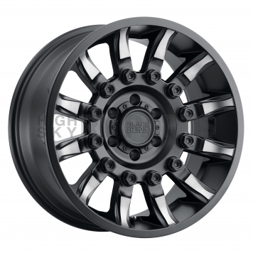 Black Rhino Wheel Mission - 17 x 8.5 Black With Natural Tinted Accents - 1785MSN-85127M71