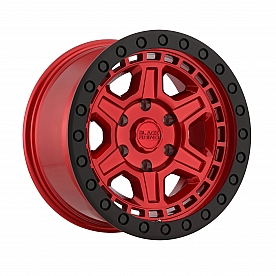 Black Rhino Wheel Reno - 17 x 9 Candy Red With Black Lip And Bolts - 1790REN006135R87