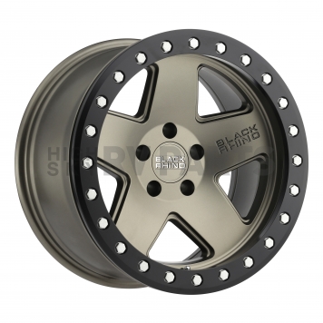 Black Rhino Wheel Crawler - 17 x 8.5 Bronze With Black Lip - 1785CRL-25127Z71