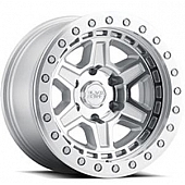 Black Rhino Wheel Reno - 17 x 8.5 Silver With Natural Face - 1785REN-85127S71