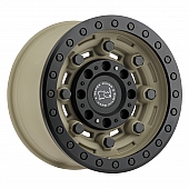 Black Rhino Wheel Garrison - 17 x 8.5 Desert Sand With Black Lip - 1785GAR-25127D71