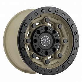 Black Rhino Wheel Garrison - 17 x 8.5 Desert Sand With Black Lip - 1785GAR-25127D71