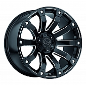 Black Rhino Wheel Selkirk - 17 x 9 Black With Natural Accents - 1790SLK-25127B78