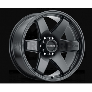 RaceLine Wheel 17 Diameter 0 Offset Aluminum Black Single