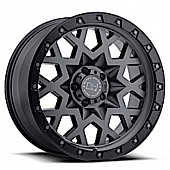 Black Rhino Wheel Sprocket - 17 x 9.5 Gunmetal With Black Lip - 1795SPK-85127G71