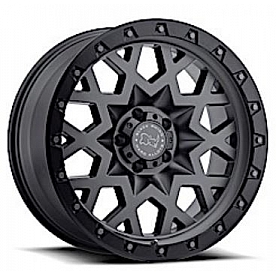 Black Rhino Wheel Sprocket - 17 x 9.5 Gunmetal With Black Lip - 1795SPK-85127G71