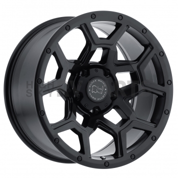 Black Rhino Wheel Overland - 17 x 8 Black - 1780VRL305127M71