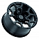 Black Rhino Wheel Overland - 17 x 8 Black - 1780VRL305127M71