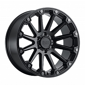 Black Rhino Wheel Pinnacle - 17 x 8.5 Black With Gun Metal Bolts - 1785PNC-85127M71