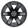 Black Rhino Wheel Raze - 17 x 10 Black - 1710RZC-45127M71