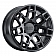 Black Rhino Wheel Ridge - 17 x 8.5 Black - 1785RDG005127M71