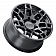 Black Rhino Wheel Ridge - 17 x 8.5 Black - 1785RDG005127M71