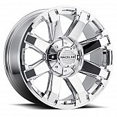 RaceLine Wheel 17 Diameter 18 Offset Aluminum Silver Single