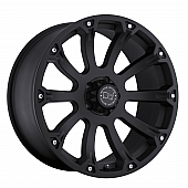 Black Rhino Wheel Sidewinder - 17 x 9 Black - 1790SID-25127B78