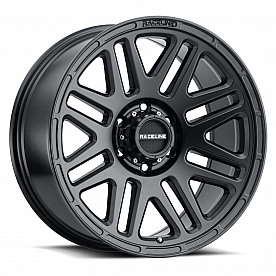 RaceLine Wheel 17 Diameter 18 Offset Aluminum Black Single