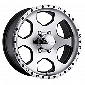 Ultra Wheel Rogue 175 - 17 x 8 Black With Diamond Cut Face - 175-7863U