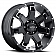 Ultra Wheel 17 Diameter 18 Offset Gloss Single - 209-7963BK+18