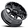 Ultra Wheel 17 Diameter 18 Offset Gloss Single - 209-7963BK+18