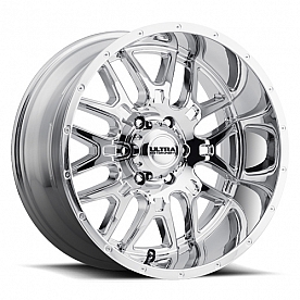 Ultra Wheel 17 Diameter 18 Offset Chrome Plated Single - 203-7963C+18