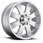 Ultra Wheel Mako 243 - 17 x 8 Ultra Armor Silver - 243-7863S