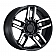 Black Rhino Wheel Mesa - 18 x 9 Black With Natural Face - 1890MSA126135F87