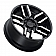Black Rhino Wheel Mesa - 18 x 9 Black With Natural Face - 1890MSA126135F87