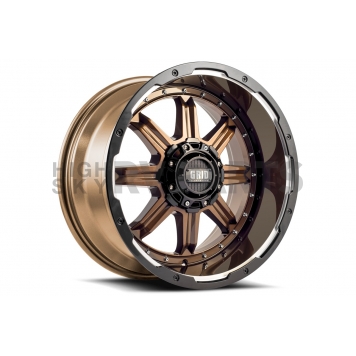 Grid Wheel GD10 - 17 x 9 Bronze With Black Lip - GD1017090052R187