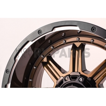 Grid Wheel GD10 - 17 x 9 Bronze With Black Lip - GD1017090052R187-1