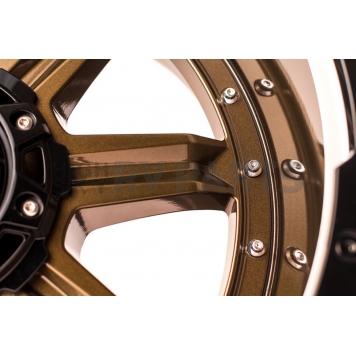 Grid Wheel GD10 - 17 x 9 Bronze With Black Lip - GD1017090052R187-3