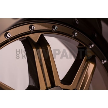 Grid Wheel GD10 - 17 x 9 Bronze With Black Lip - GD1017090052R187-4