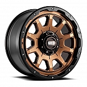 Grid Wheel GD15 - 17 x 9 Bronze With Black Lip - GD1517090052Y0087